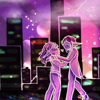 Art gift to a friend (Oc does NOT belong to me)