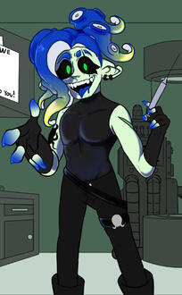 Wip of Halloween rendered piece