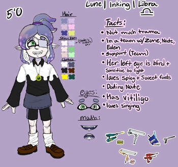 Lune (Oc) Ref Sheet
