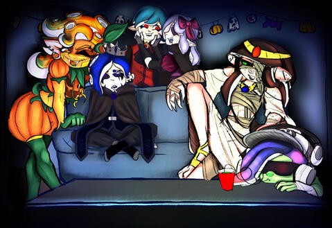 Halloween Collab (@Honey walnutshrimpy)