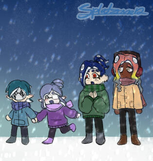 Snow Time (Oc) Illustration