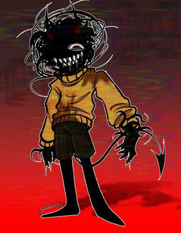 Horror Artfight Piece (Oc does NOT belong to me)