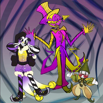 Silly Jesters Artfight Piece (Ocs do NOT belong to me)