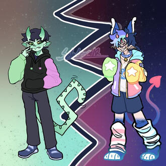 Artist V. Artist Artfight Piece (Oc does NOT belong to me)