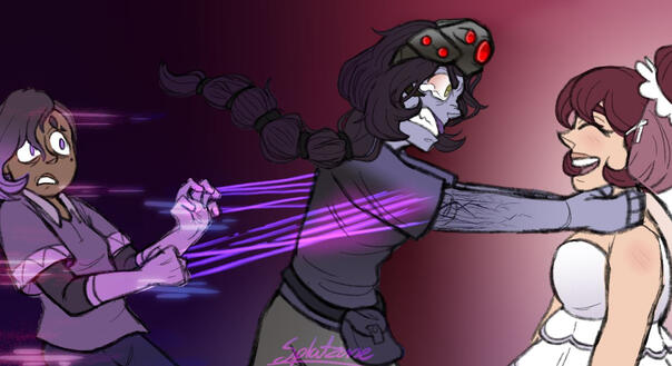 Widow v. Widow (Og Art by:@KennyLikesSalt on Twitter)